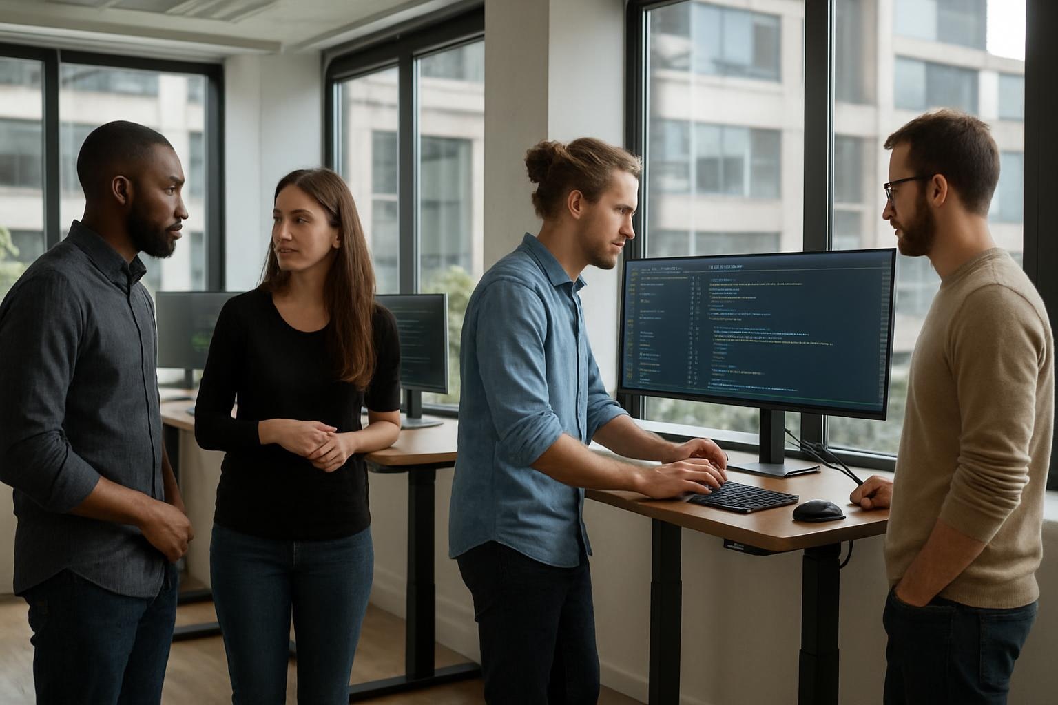 Moderner Büro- und Technikbereich